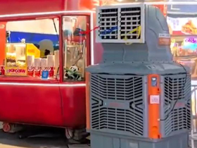 瑞泰風(fēng)移動冷風(fēng)機(jī)給5A級旅游景區(qū)送涼爽