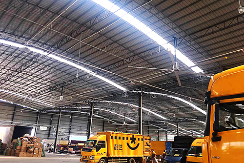 車間悶熱、潮濕、空氣渾濁？瑞泰風工業(yè)大風扇一鍵解決兼顧效率與健康！